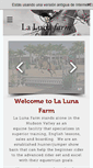 Mobile Screenshot of lalunafarm.com